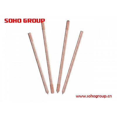 Solid Copper Earth Rods 