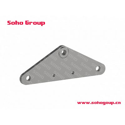 Triangular yoke plate