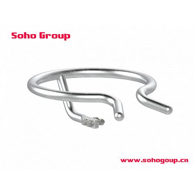 Fork type arcing ring