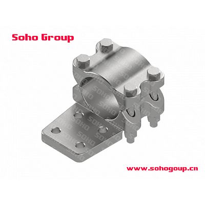 Straight tubular Busbar bolted terminal palm