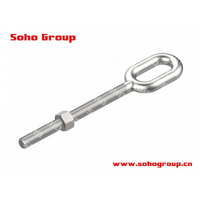 Oval eye bolt